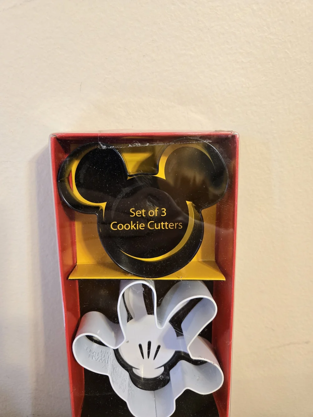 Disney Parks Mickey Mouse Cookie Cutter Set